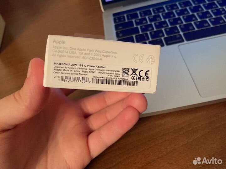 Адаптер Apple 20w USB-C под оригинал