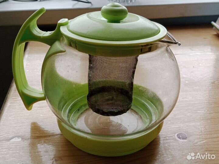 Чайник заварочный стеклянный б/у