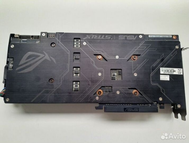 Видеокарта Asus GTX1080 8gb с дефектом