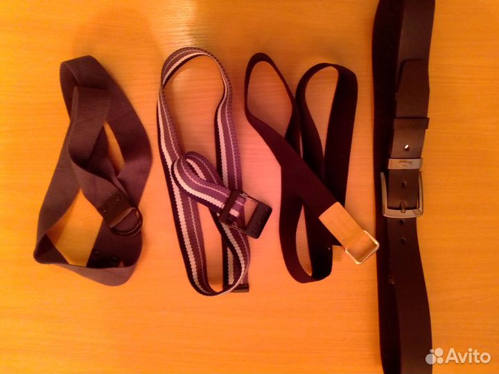3 простых ремня и 1 ремень lacoste