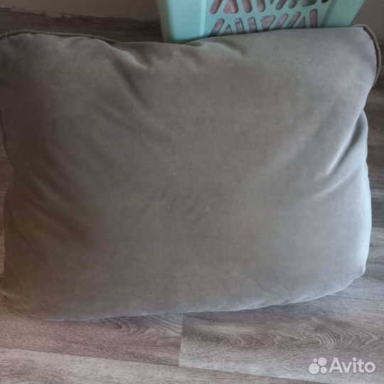 Подушка на диван серый (чехол)