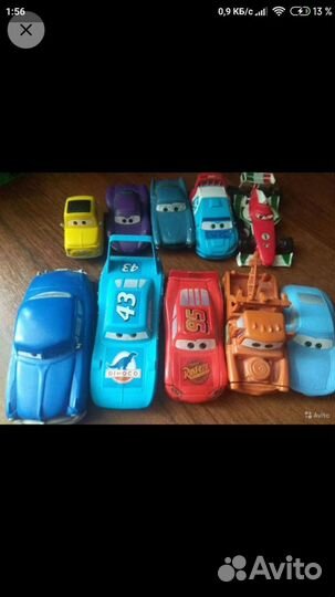 Модель вертолета, дома и машинок