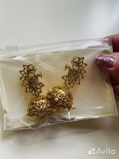 Серьги индийские