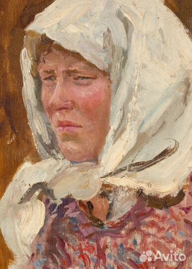 Пластов А.А. Академик Этюд к картине х/м