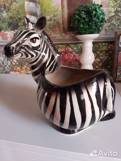 Кашпо для цветов Зебра