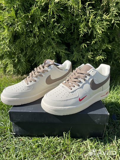Кроссовки nike air force 1 yohood rice white