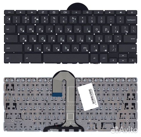 Клавиатура для HP Chromebook 11 G7 G8 черная