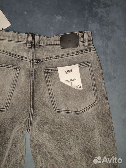 Широкие джинсы Lime