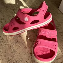 Сандалии crocs c7 для девочки розовые