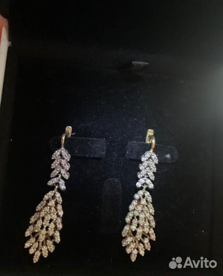 Золотые серьги