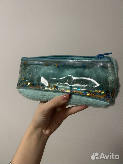 Пенал школьный пушистый