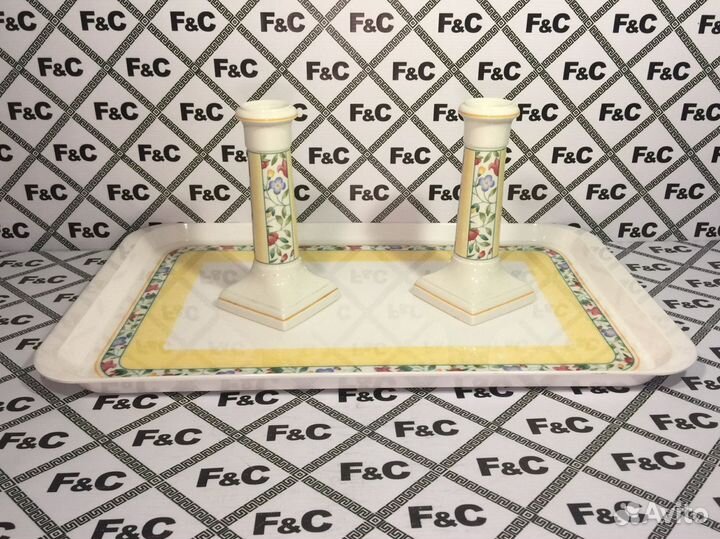 Villeroy & Boch Virginia поднос, подсвечники