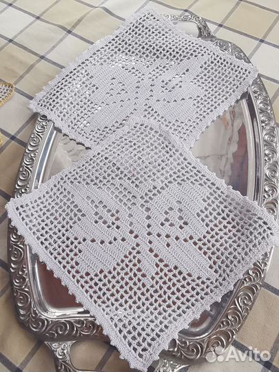 Салфетки Винтаж хлопок Бабочки