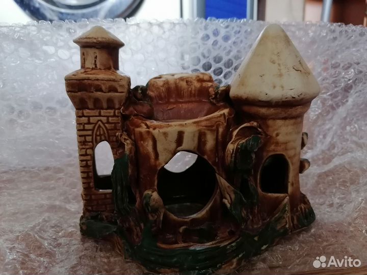 Декорации для аквариума замок