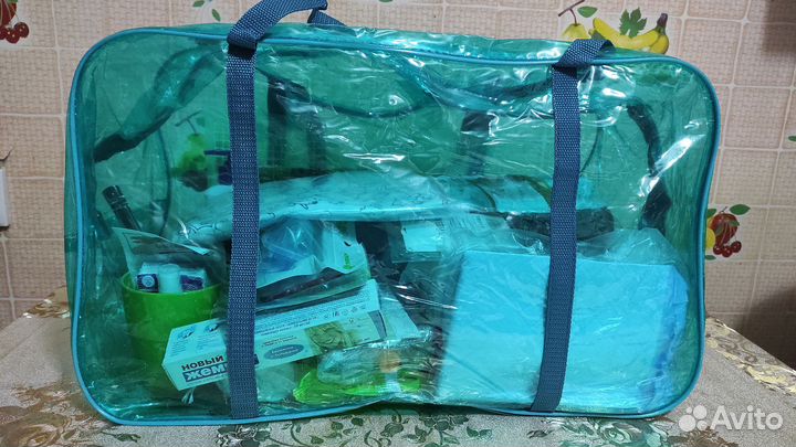 Готовая сумка в роддом матовая