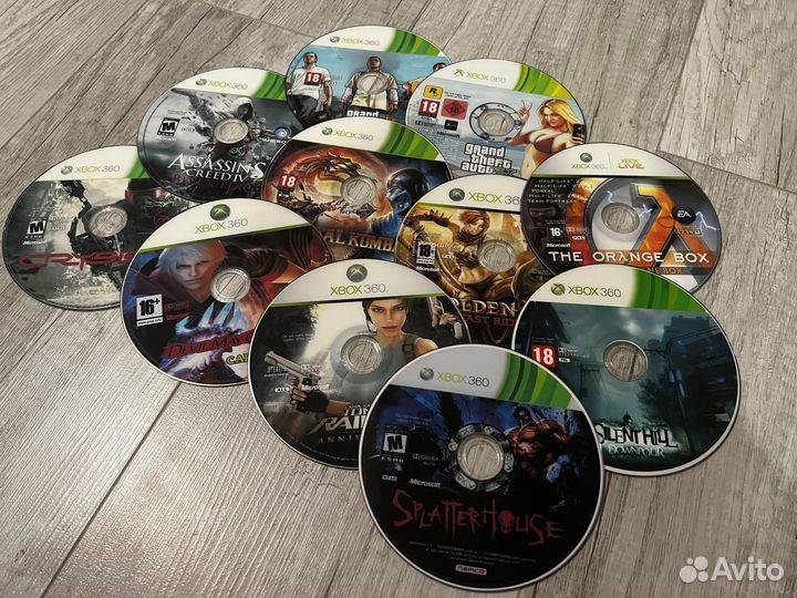 Диски для прошитого xbox 360 На фото не все