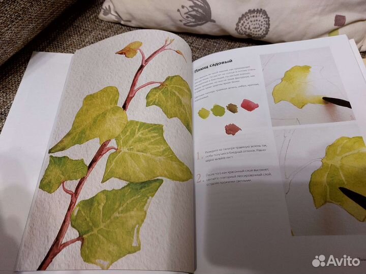 Книга Пишем акварелью цветы Т. Лаптева