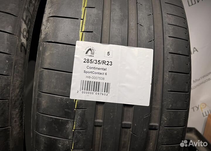 Continental SportContact 6 285/35 R23 94Y