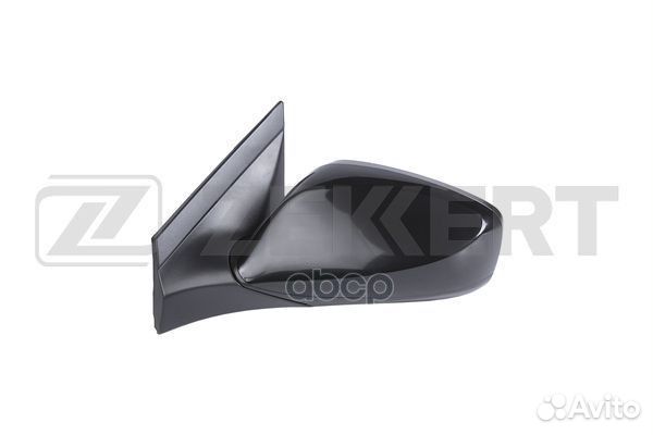 Зеркало в сборе левое / черное / плоское / эл р