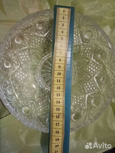 Вазы для фруктов, и (Салатница),Хрустальный.ссср