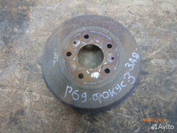 Диск тормозной задний Ford Focus 3 1.6 2011-2019