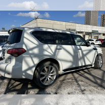 Infiniti QX80 5.6 AT, 2014, битый, 210 000 км, с пробегом, цена 1 250 000 руб.