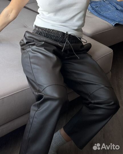 Брюки кожаные Lime