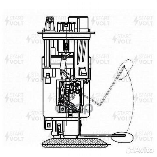 Модуль топливного насоса для а/м Hyundai Matrix