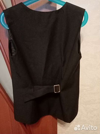 Жакет черный шуольный 140