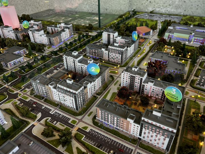 2-к. квартира, 56,5 м², 3/6 эт.