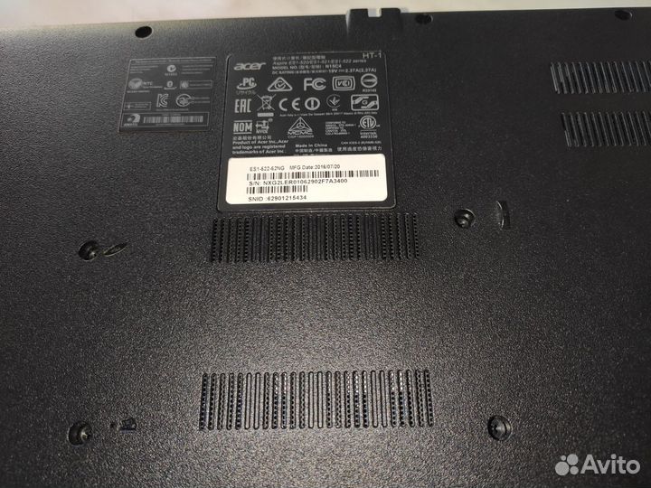 4x ядерный ноут Acer Aspire 500GB