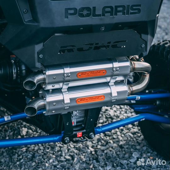 Глушитель двойной rjwc для Polaris RZR PRO XP