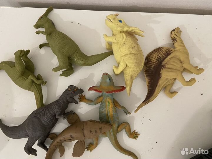 Динозавры резиновые