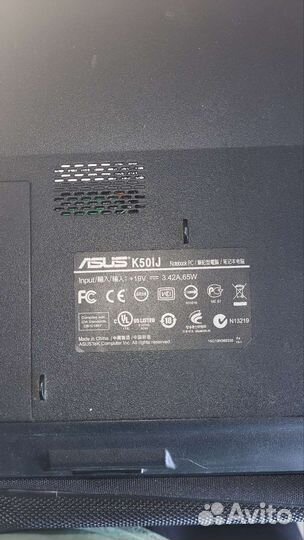 Ноутбук asus k50ij