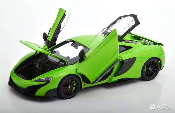 1/18 2016 McLaren 675 LT AutoArt зеленый