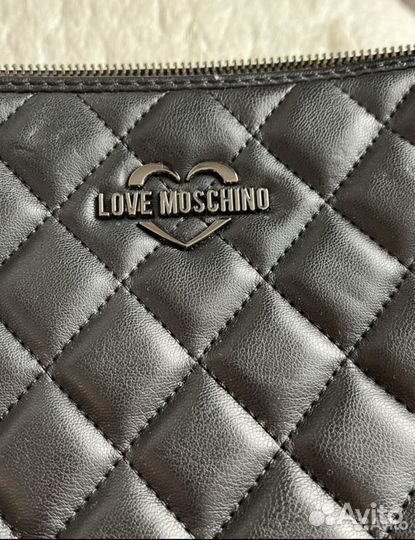 Сумка натуральная кожа Love Moschino