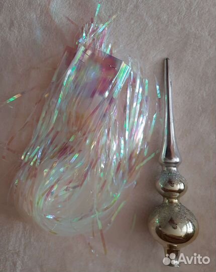 Новогодние игрушки, мишура