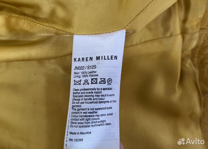 Кожаная куртка Karen Millen