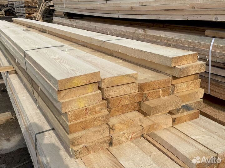 Доска обрезная 25х100х6000