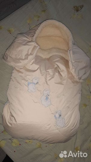 Зимний конверт в коляску