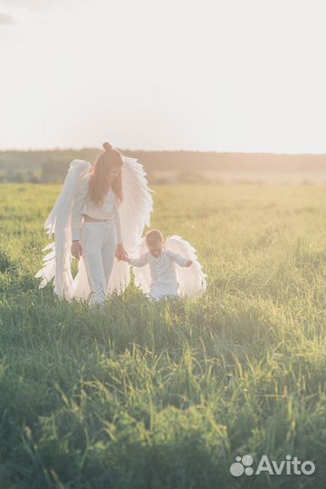 Крылья ангела черные и белые