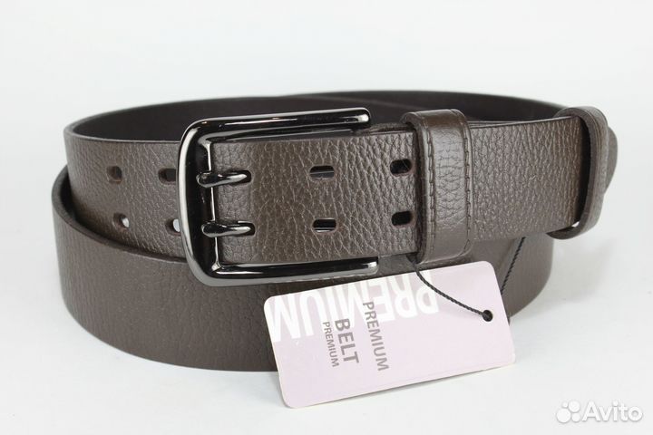 Мужской кожаный ремень, 40 мм