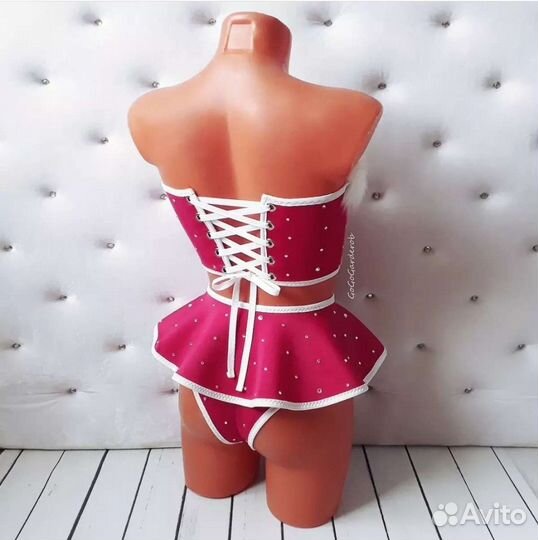 Костюм для танцев gogo стриптиза poledance ролевой