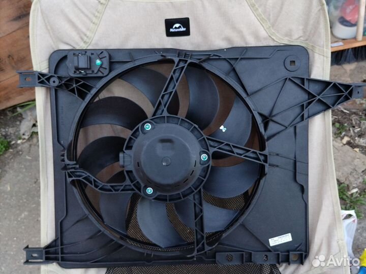 Вентилятор охлаждения радиатора nissan qashqai