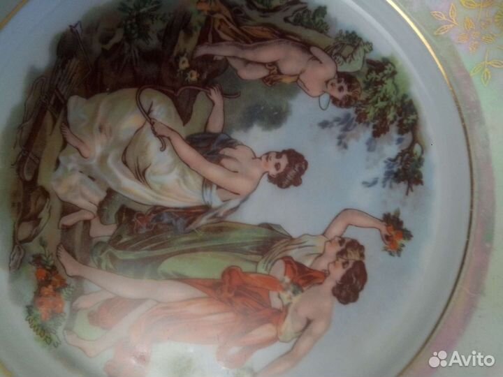 Тарелка фарфор гдр