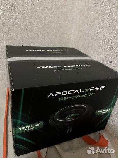 Сабвуфер 10 дюймов