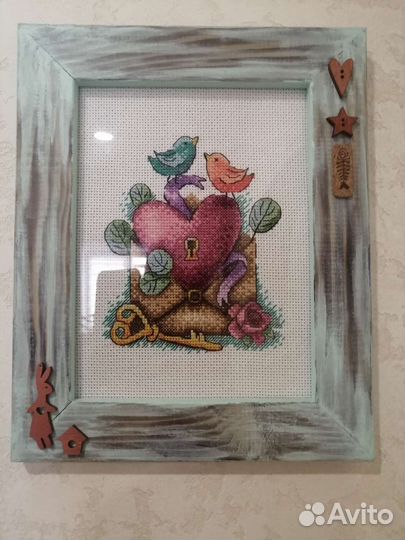 Картина вышитая крестом