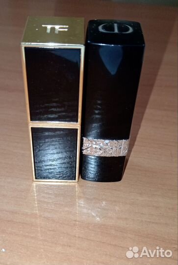 Помады dior и Tom ford