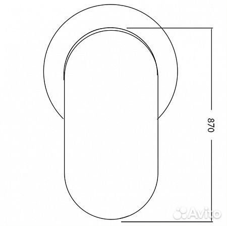 Смеситель для душа azzurra linea AN 83A хром