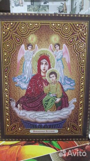 Алмазная мозаика, готовые картины